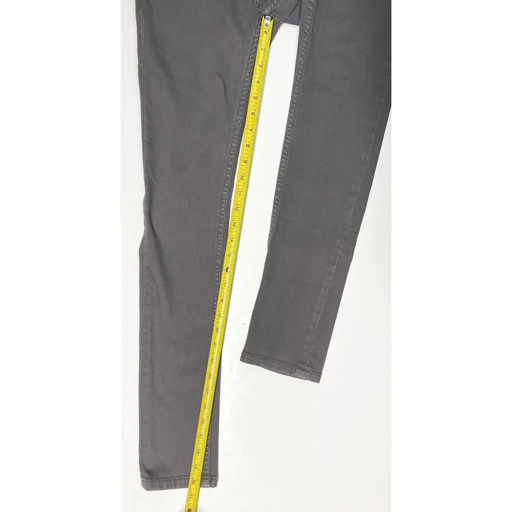 Kate Spade Jeans Saturday Skinny Womens 27 Gray Stretch Denim Jeans *Flaw